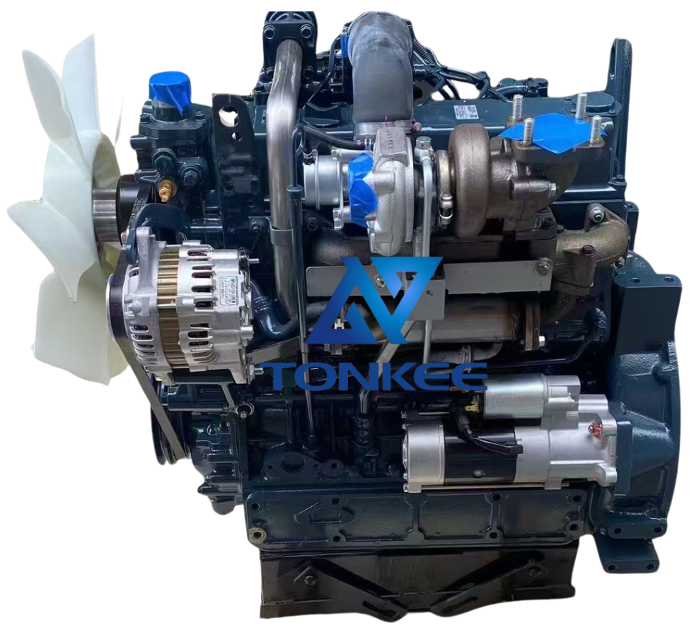 TONKEE V3800-DI-T-ET05 Engine 67.6 KW Replacement for KUBOTA Diesel Motor 